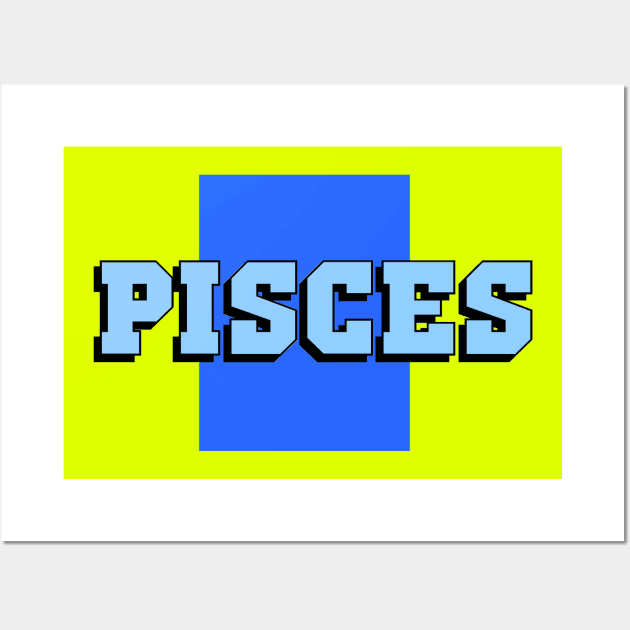 PISCES Wall Art by impacteesstreetwear